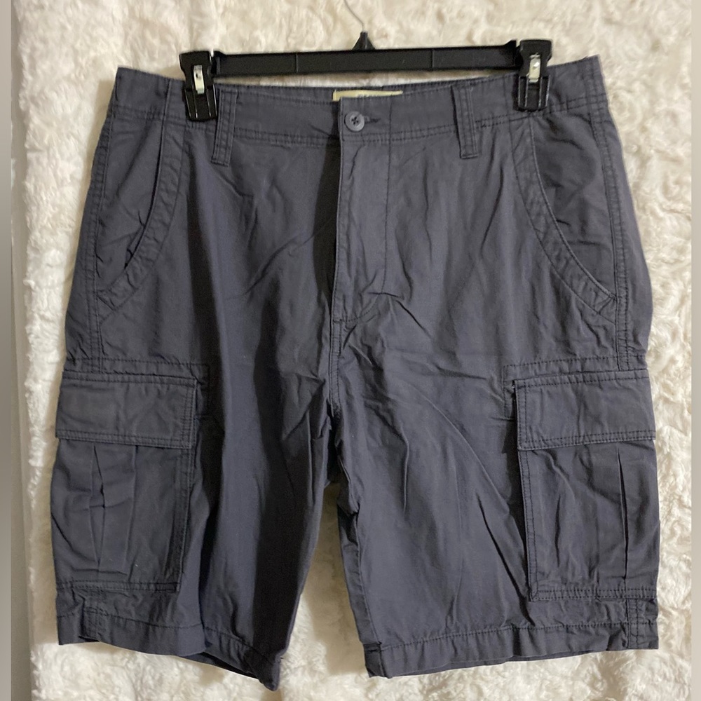Rustic Blue mens cargo shorts Gray Size 36